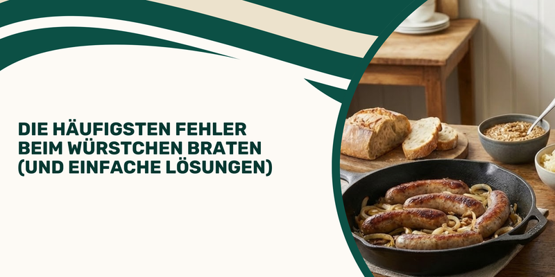 Die häufigsten Fehler beim Würstchen braten (und einfache Lösungen)