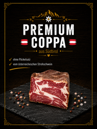 Premium Coppa Speck vom Strohschwein