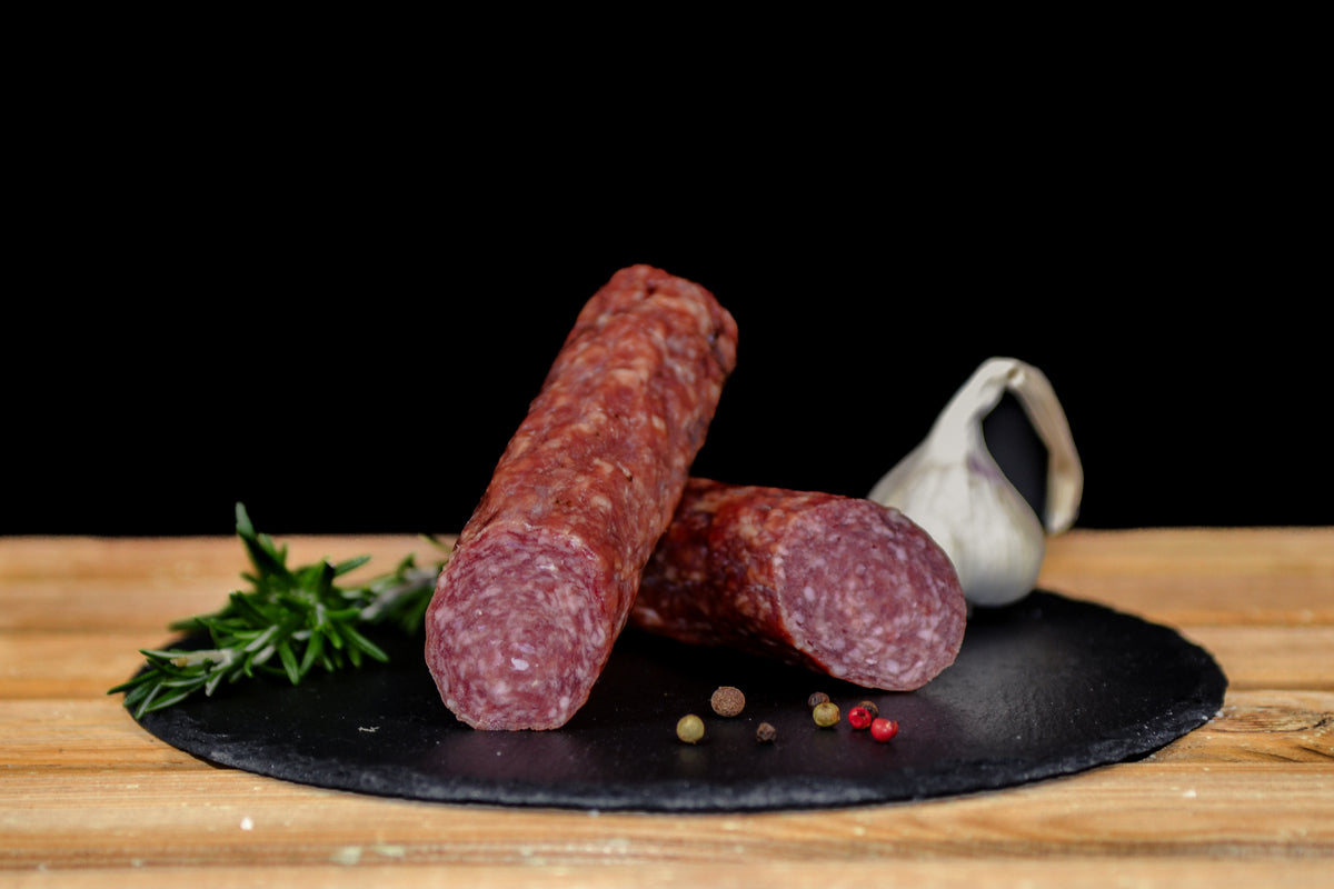 Salami mit Knoblauch MHD 90Tage