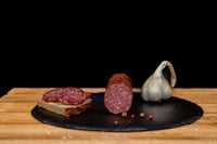 Salami mit Knoblauch MHD 90Tage