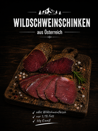 Wild boar ham 